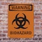 Signmission Biohazard With Symbol OSHA Warning Sign, Plastic, 7in W x 10in L, 2PK OS-2PACK-WS-P-710-V-12989 - alternate 7